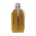CANTIMPLORA ALUMINIO T. ALUMINIO CON FUNDA FIELTRO CAQUI 1L - LAKEN