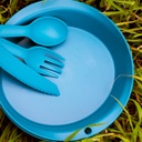 SET DE CAMPING VIVAC DE ACERO INOX Y POLIPROPILENO 2 PAX - LAKEN