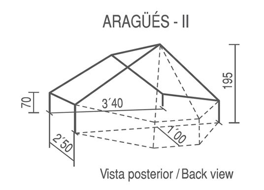 TIENDA CANADIENSE ARAGÜES II VERDE8 - ALTUS