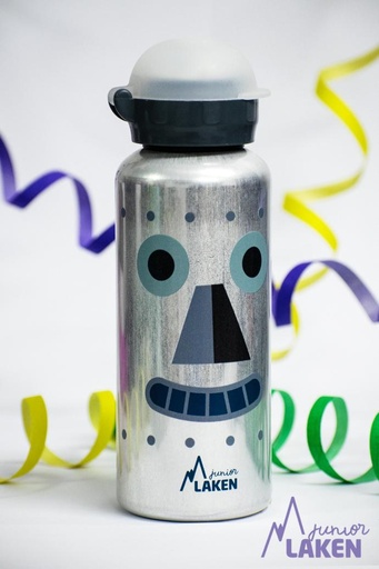 BOTELLA ALUMINIO HIT 0.45L ROBOT - LAKEN