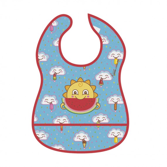 BABERO IMPERMEABLE C/BOLSILLO FRESKITO - LAKEN