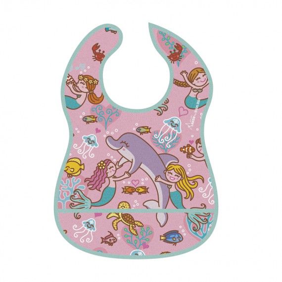BABERO IMPERMEABLE C/BOLSILLO SIRENAS - LAKEN
