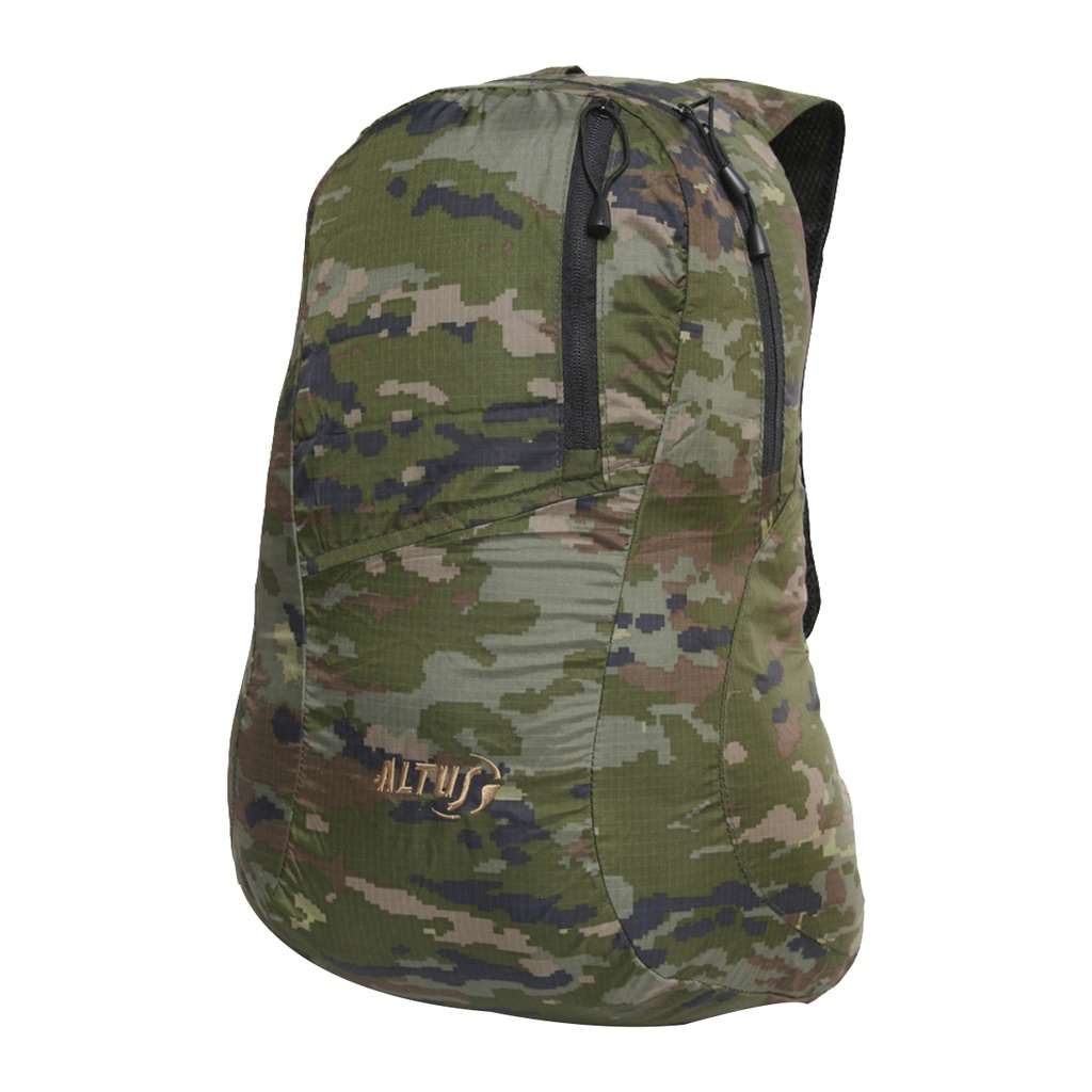 MOCHILA COMPRIMIBLE CAMUFLABLE SENDERISMO GIZA 20L - ALTUS