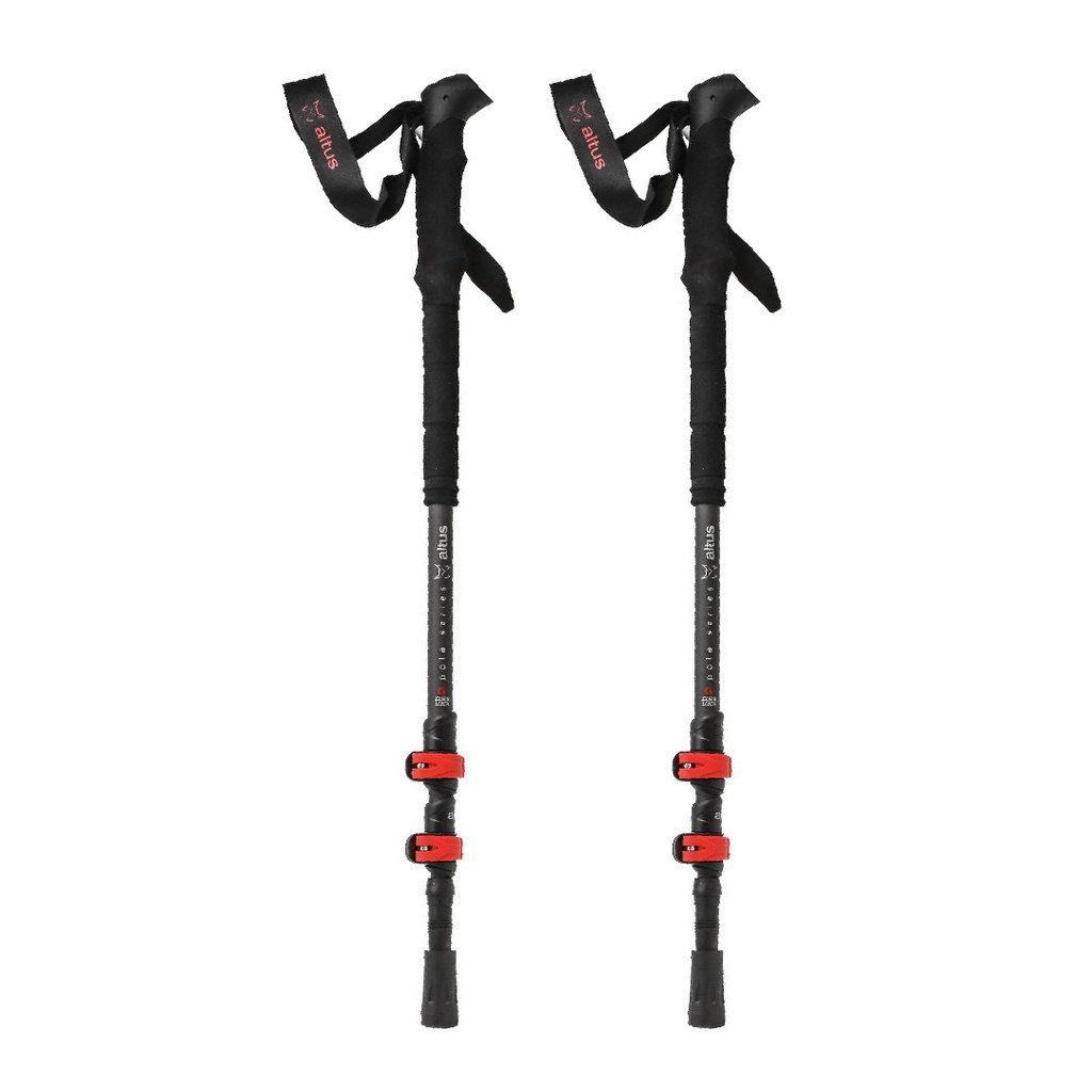 PAR DE BASTONES TREKKING CARBONO ACEBO - ALTUS