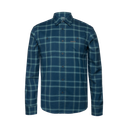 CAMISA MANGA LARGA HOMBRE ZERNEZ AZUL Y GRIS - TRANGOWORLD