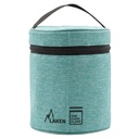 TERMO ALIMENTOS A.INOX. 1.00L + 2 R.ALIM. FUNDA VERDE OCÉANO - LAKEN