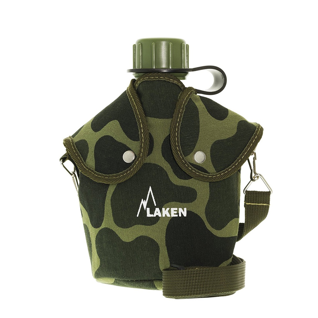 CANTIMPLORA POLIETILENO C/FUNDA CAMUFLAJE 1L - LAKEN