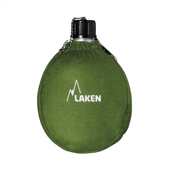 CANTIMPLORA ALUMINIO T. CLASSIC CON FUNDA FIELTRO VERDE 1L - LAKEN