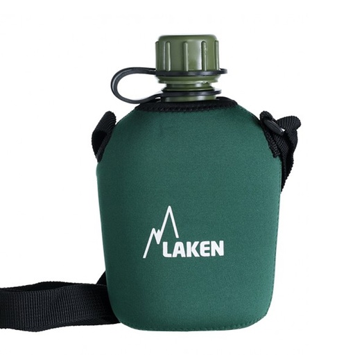 [4034201001] CANTIMPLORA POLIETILENO C/FUNDA NEOPRENO VERDE 1L - LAKEN