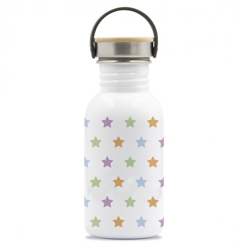 BOTELLA ACERO T.BAMBOO ESTRELLAS 0.50L - LAKEN