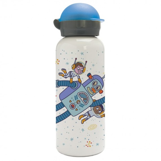 BOTELLA ALUMINIO HIT 0.45L ROBOT ESPACIAL - LAKEN