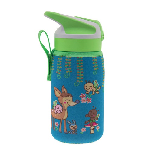 BOTELLA TRITAN INFANTIL T.SUMMIT C/ FUNDA BAMBINO 0.45L - LAKEN