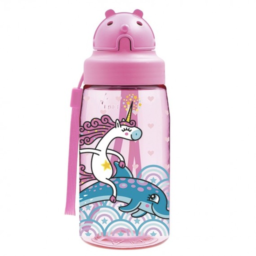 BOTELLA TRITAN INFANTIL T.OBY 0.45L SALTOS - LAKEN
