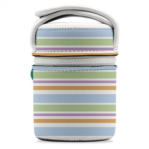 [4033901010] TERMO ALIMENTOS A.INOX. 0.50L FUNDA RAYAS - LAKEN