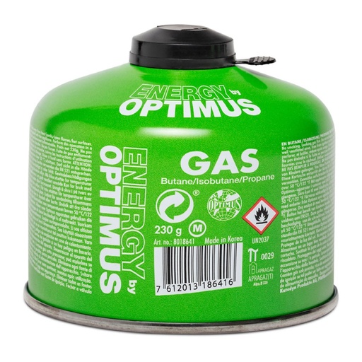 BALÓN DE GAS PORTÁTIL 230G – OPTIMUS