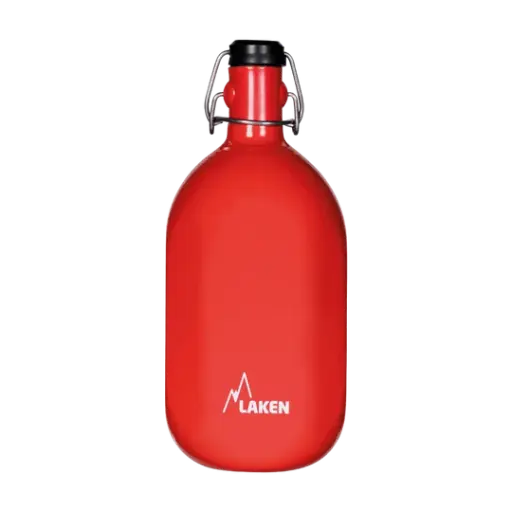 [91-R] BOTELLA ALUMINIO CUADRADA 1.00L - LAKEN