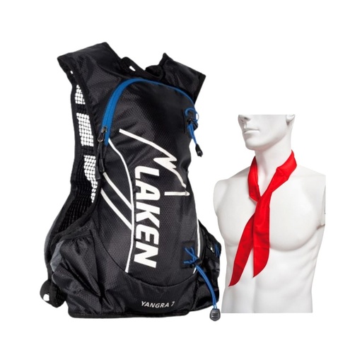 [4034301028] PACK MOCHILA YANGRA 7L + BUFANDA FRÍA - LAKEN/ALTUS