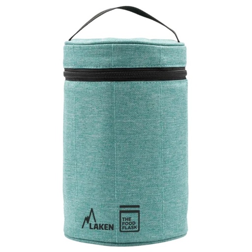 [DLP15A] TERMO ALIMENTOS A.INOX. 1.50L + 3 R.ALIM. FUNDA VERDE OCÉANO - LAKEN