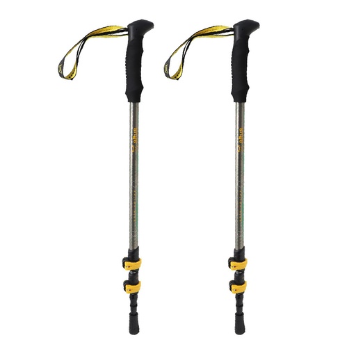 PAR DE BASTONES TREKKING ALUMINIO ROBLE - ALTUS